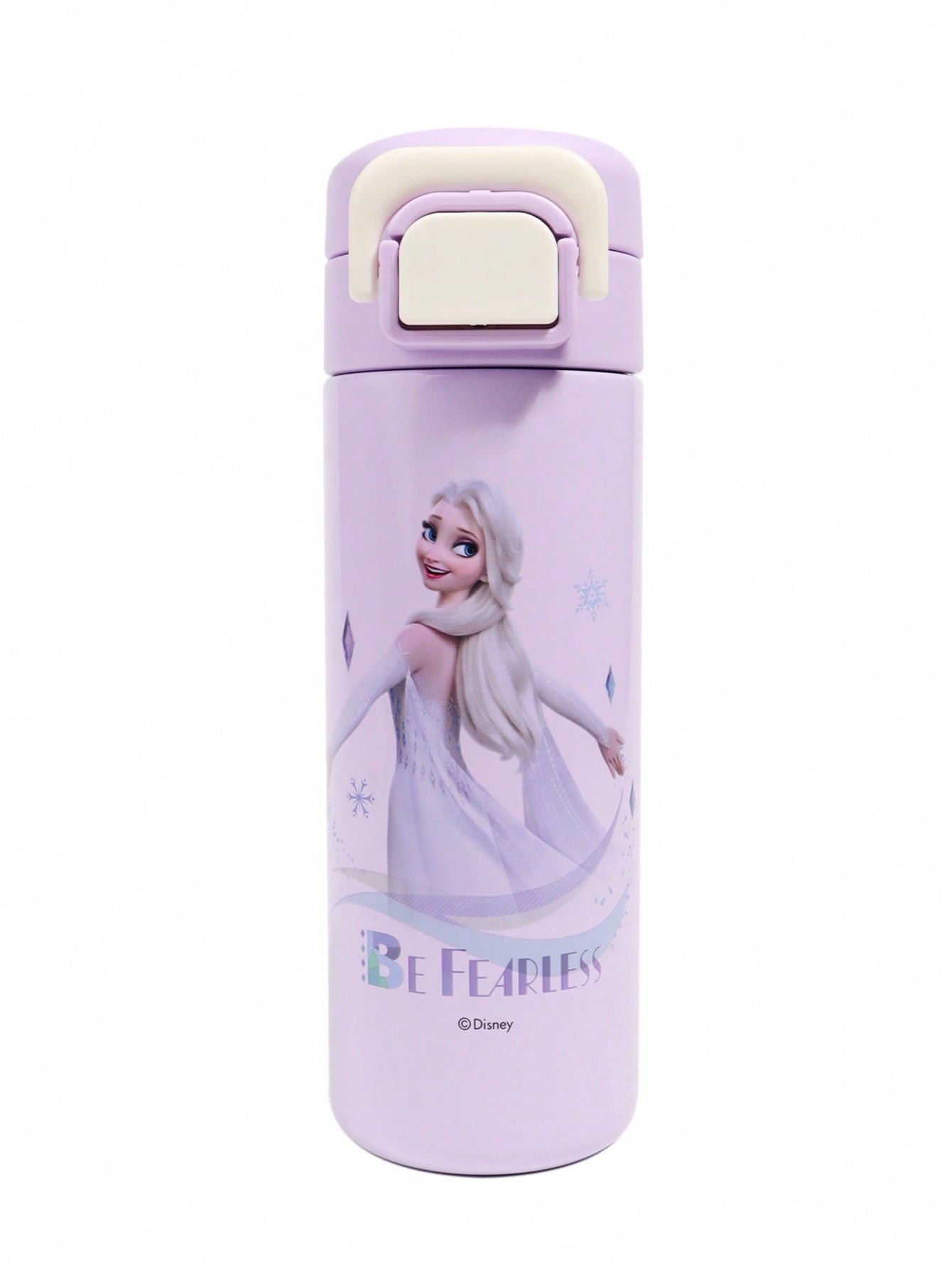 Disney 1pc Disney Elsa, Mickey, Stitch, Strawberry Bear Series 450ML Stainless Steel Children's Fashionable Direct Drinking Water Cup, Keeps Cold & Hot, Suitable For Daily Use