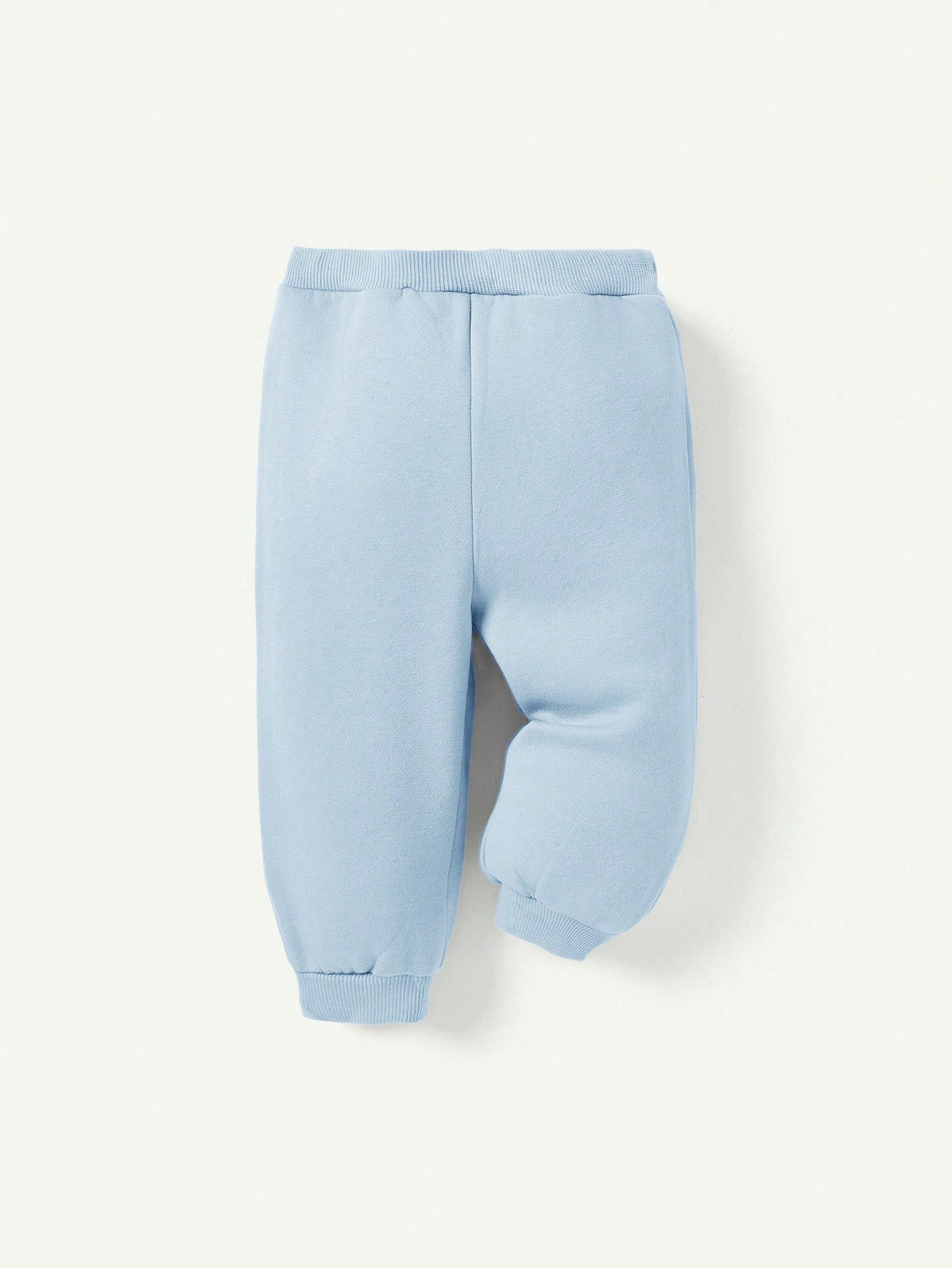 Cozy Pixies 2pcs/Set Baby Boy Stand Collar Raglan Sleeve Pocket Front Solid Sweatshirt And Pants