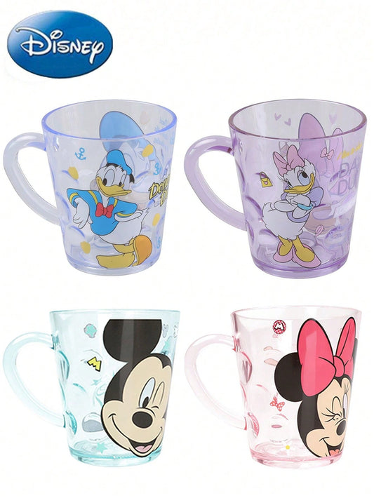 DISNEY3 1pc 280ML    Donald Duck And Daisy Pattern Water Cup - Cute Cartoon Design, Perfect For Children - Holiday/Birthday Gift, Daily Drinking Cup, Lightweight Carrying Mouthwash Cup For Travel