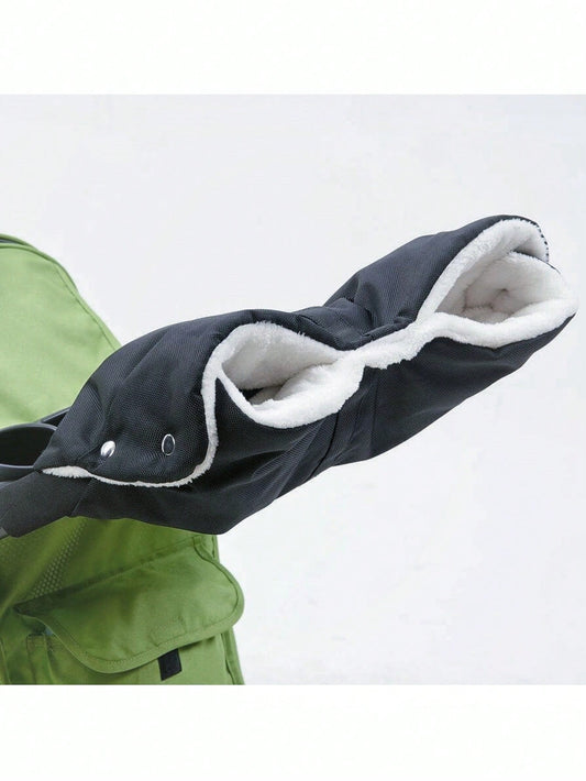 1pc Baby Stroller Handlebar Windproof Gloves, Cold Weather Hand Muff For Winter