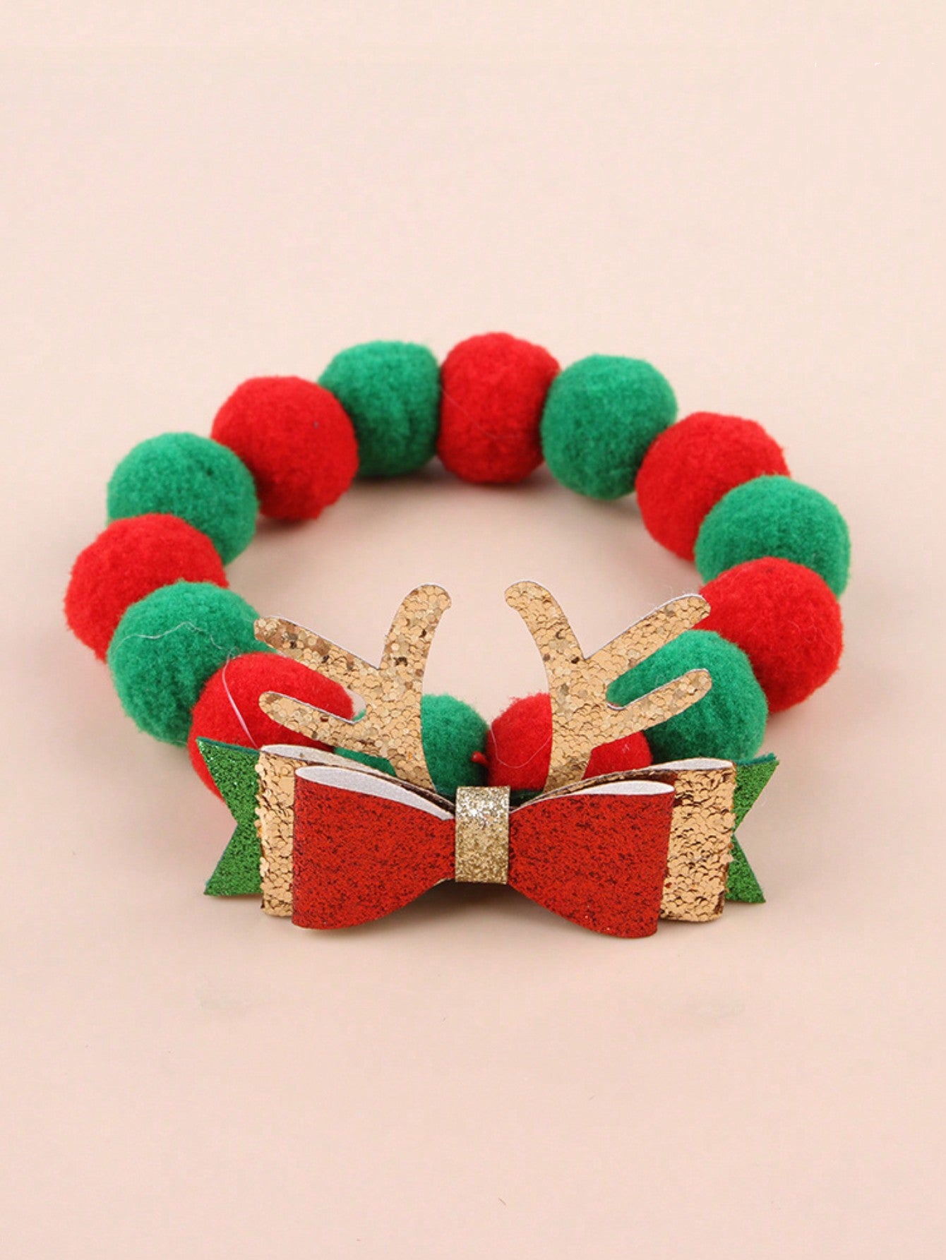 Christmas Themed Pet Collar - Cat & Dog Christmas Costume Decor - Pet Holiday Party Bowtie