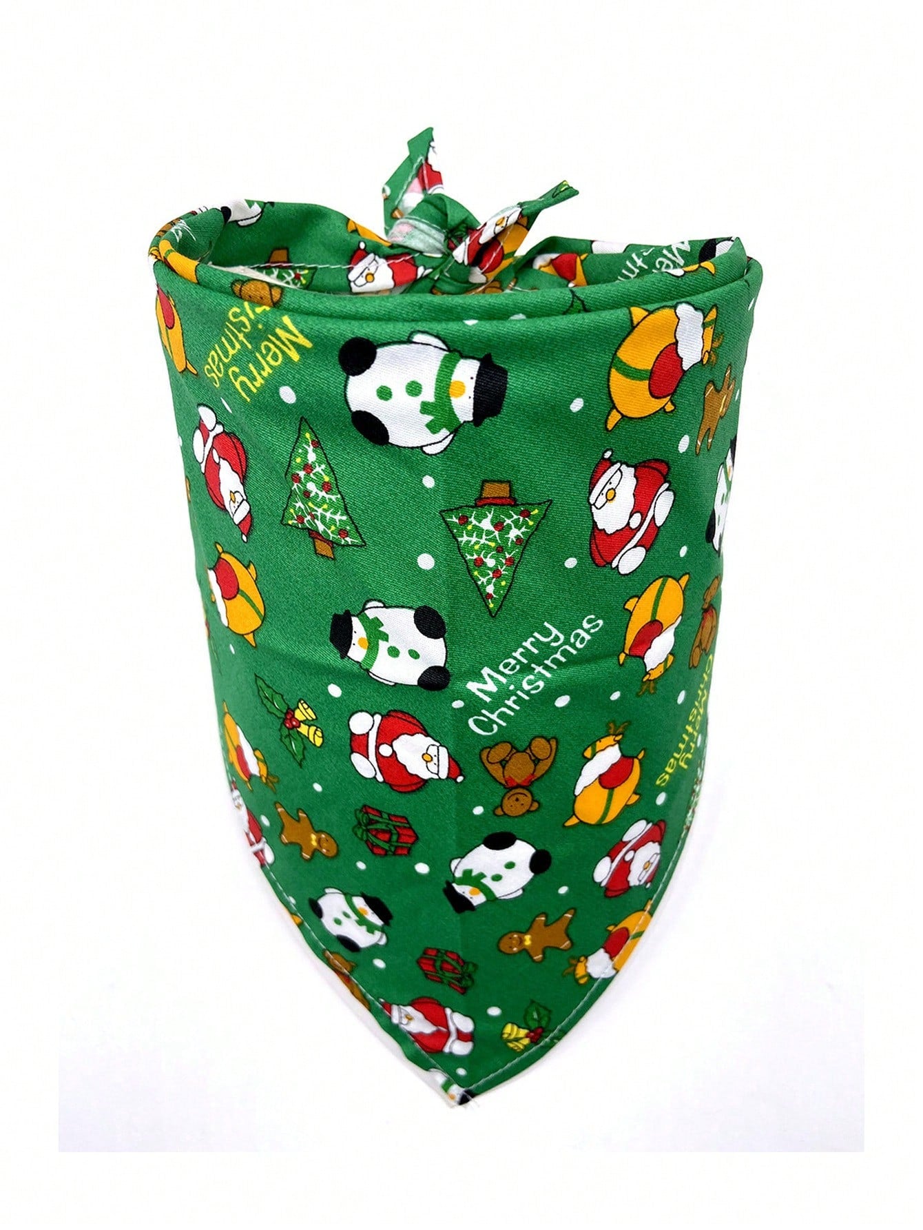 Dog And Cat Christmas Dress Up Bib Triangle Scarf Pet Neck Scarf Dog Saliva Towel Christmas Dog Bandanas Pet Supplies