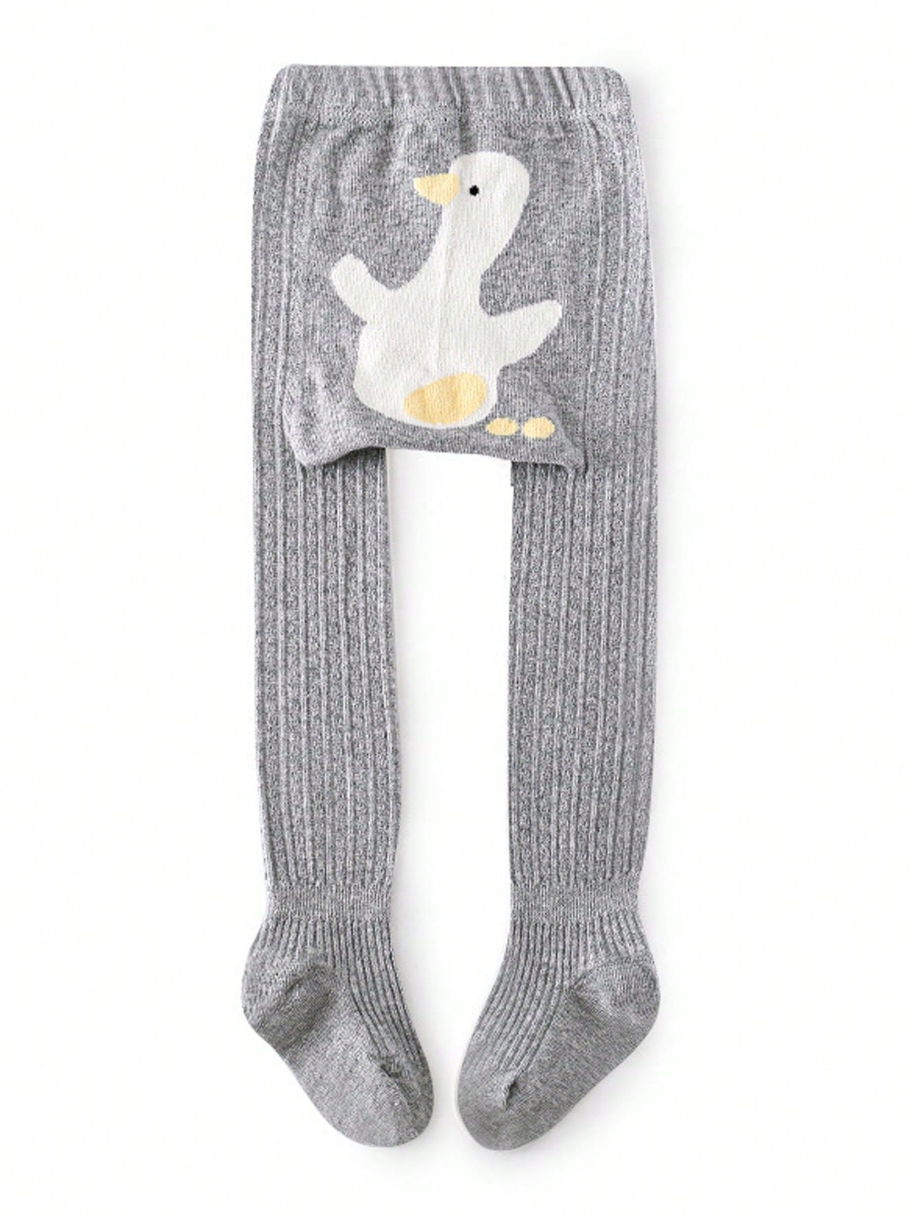 1pc Kids/Toddler Cute Duck Cartoon Tights, Baby Cotton Pantyhose