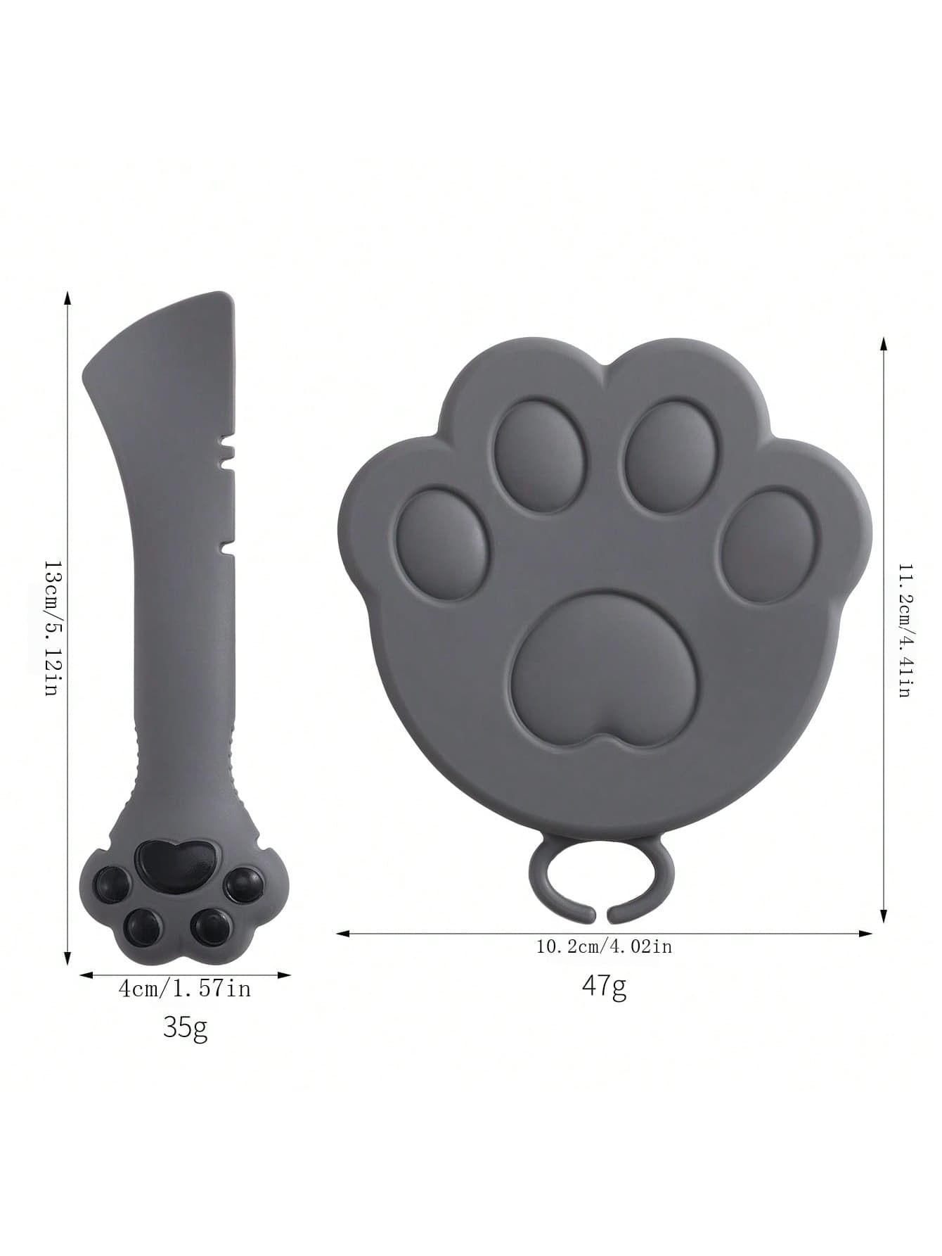High Quality Pet Silicone Can Lid & Multi-Function Feeding Spoon Set – Universal Fit, Leak-Proof, Easy To Clean, Odor-Resistant, And Includes Can Opener Feature