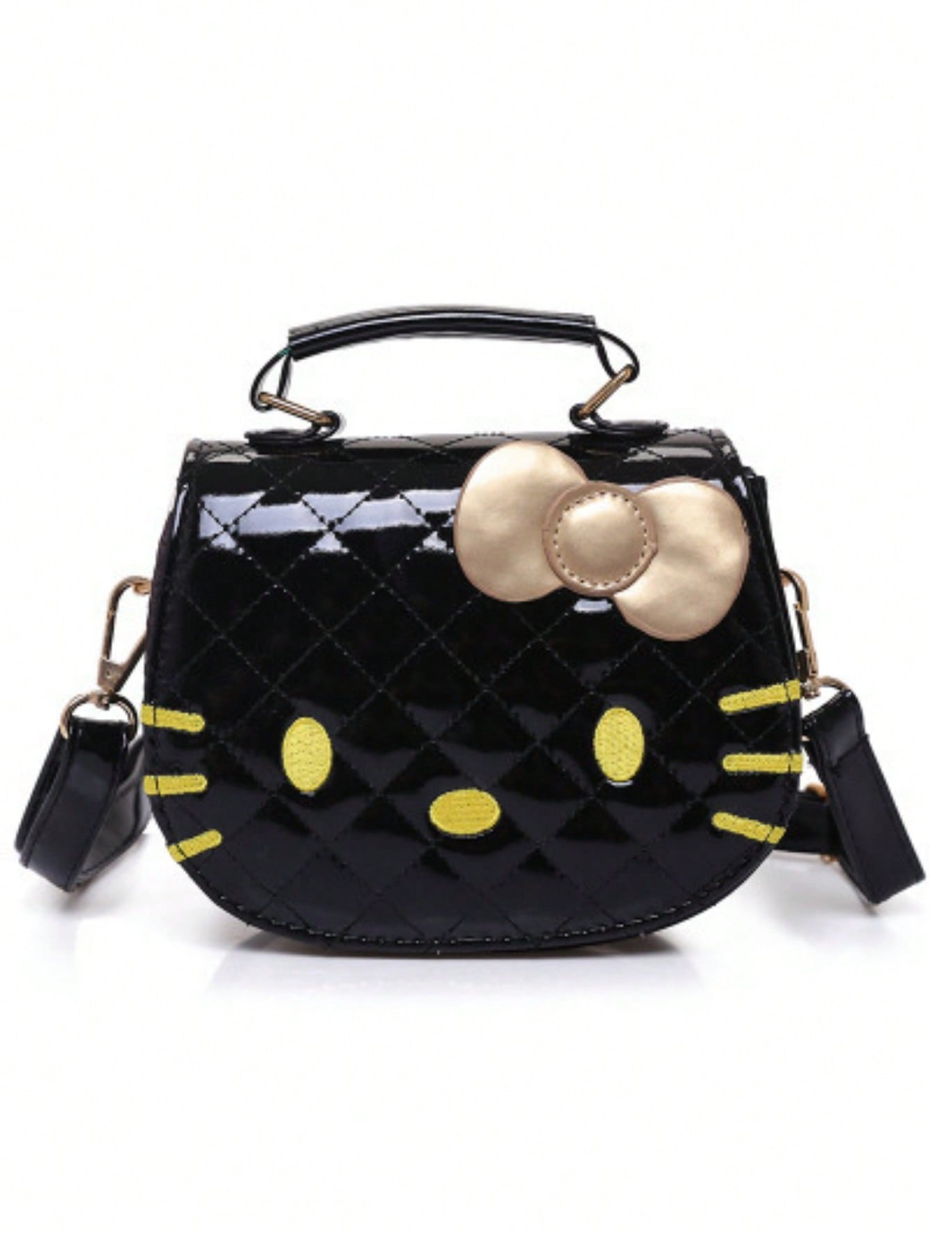Sanrio Fashion New Korean Cartoon Princess Bag Girls Kitten Girls Anime Kawaii Cartoon Portable Shoulder Candy Crossbody Beauty
