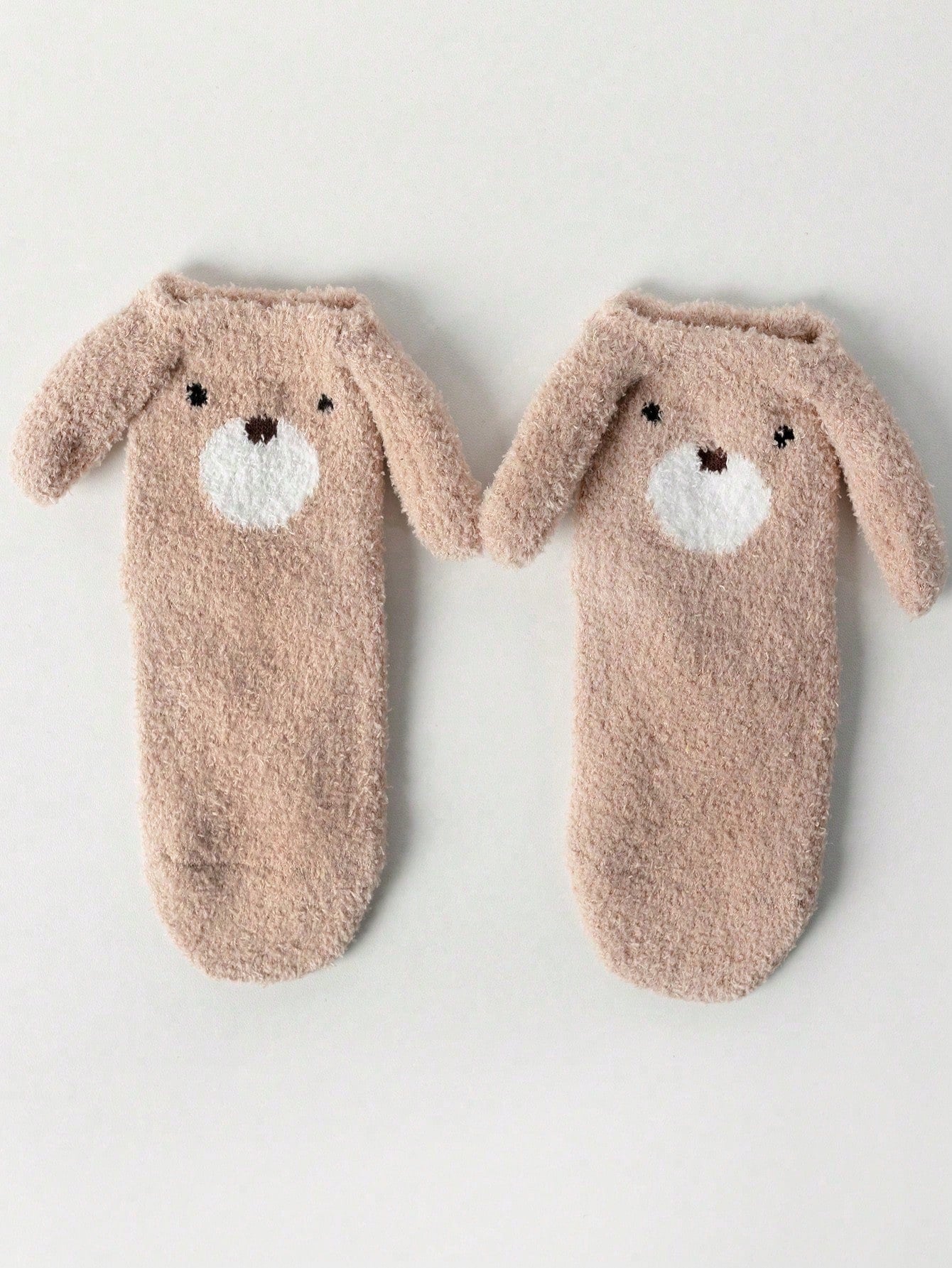 1 Pair Cozy Fleece Infant/Newborn Baby Socks With Grips, Warm And Comfortable For Boys & Girls, Suitable For Autumn/Winter