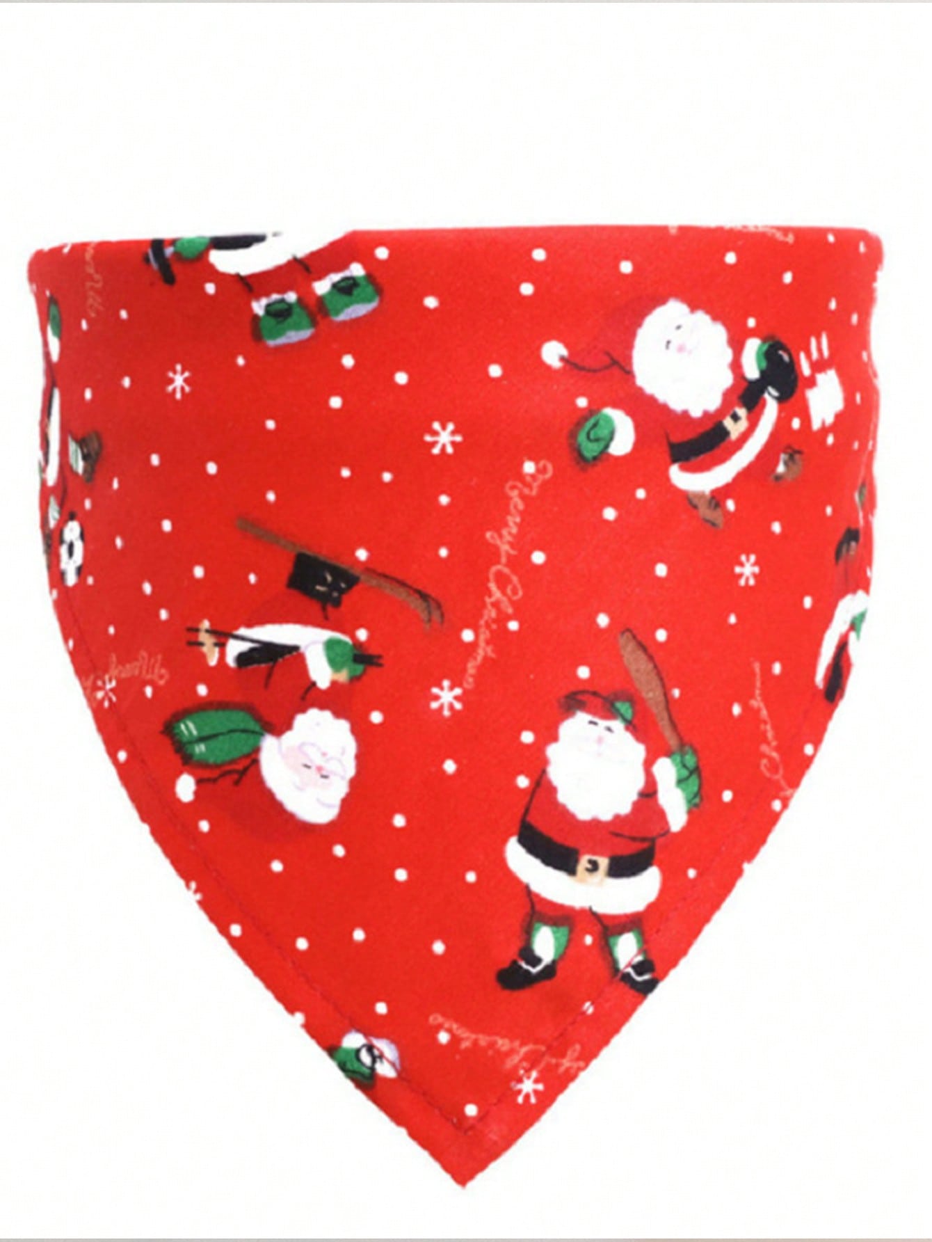 Dog And Cat Christmas Dress Up Bib Triangle Scarf Pet Neck Scarf Dog Saliva Towel Christmas Dog Bandanas Pet Supplies