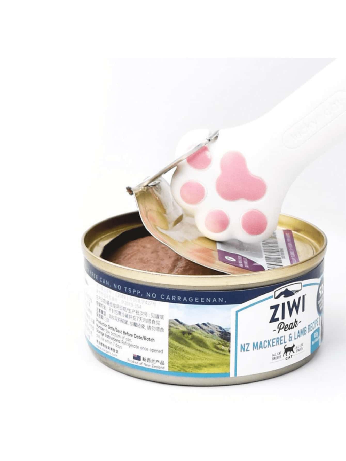 High Quality Pet Silicone Can Lid & Multi-Function Feeding Spoon Set – Universal Fit, Leak-Proof, Easy To Clean, Odor-Resistant, And Includes Can Opener Feature