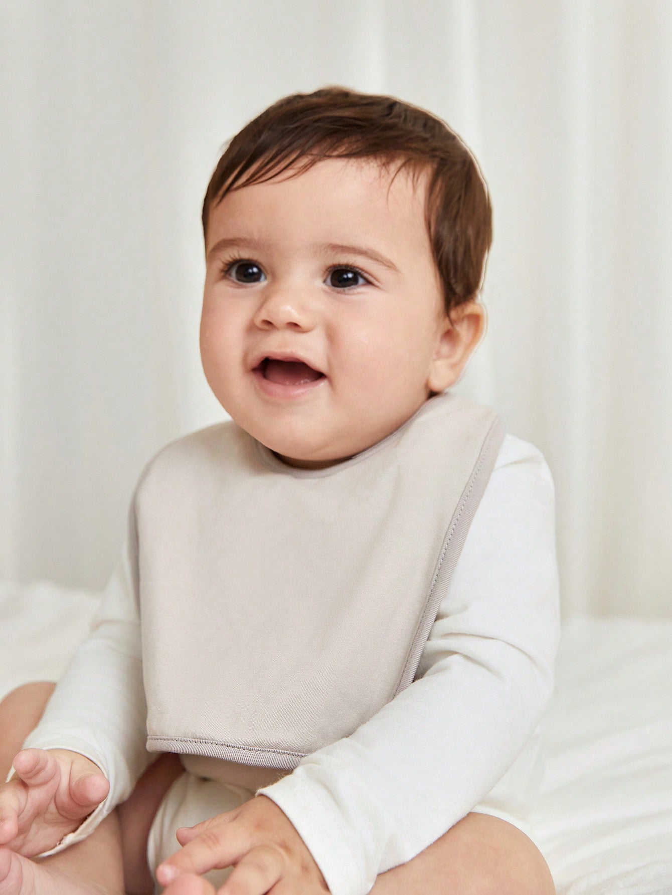 Cozy Pixies Cozy Cub 3pcs/Set Baby Bibs, Gray Elephant Pattern Feeding Bibs, Multi-Use