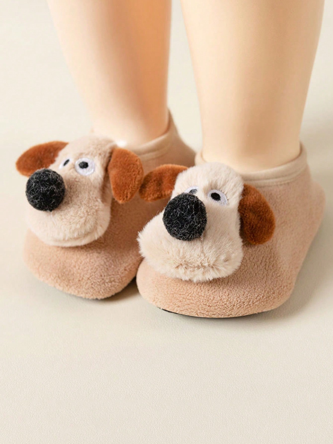 1 Pair Infant Baby Toddler Shoes Socks Non-Skid Socks Boys Girls Cute Dog Shoe Socks Newborn Baby Soft Walking Shoes