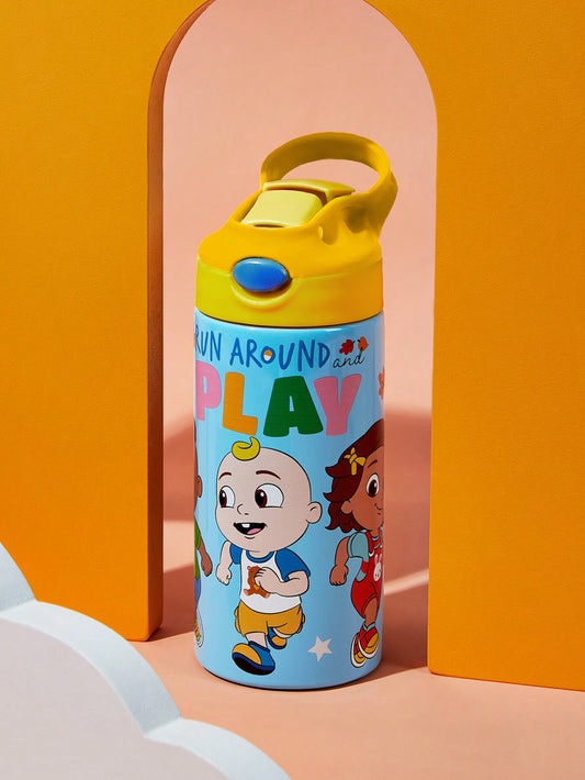 CoComelon X  16oz Cartoon Character & Letter Pattern Thermal Insulated Tumbler