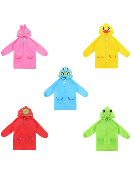 Kids Raincoats, Animal Shaped Rain Poncho Portable Raincoat Kids Waterproof Rain Coat For Girls Boys Rain Gear For Outdoor Climbing Cycling Hiking Camping