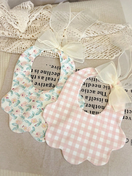 1pc Cute Big Bow Waterproof Baby Bibs For Toddlers, Adjustable For Christmas Gift & Daily Use