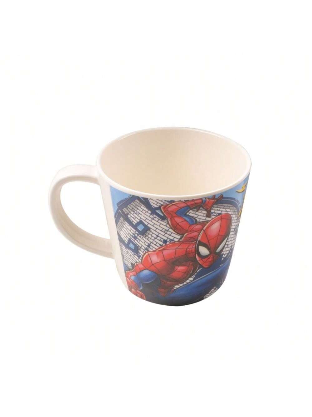 Marvel 1pc Officially Licensed Marvels Avengers Superhero Spidermans IronMans Melamine Mug - 340ml/11.49oz, Durable Multi-Use Cup, Ideal For Coffee, Milk, Home & Outdoor Use, Perfect Christmas & Birthday Gift Without Batteries Or Feathers, Electricity-Fr