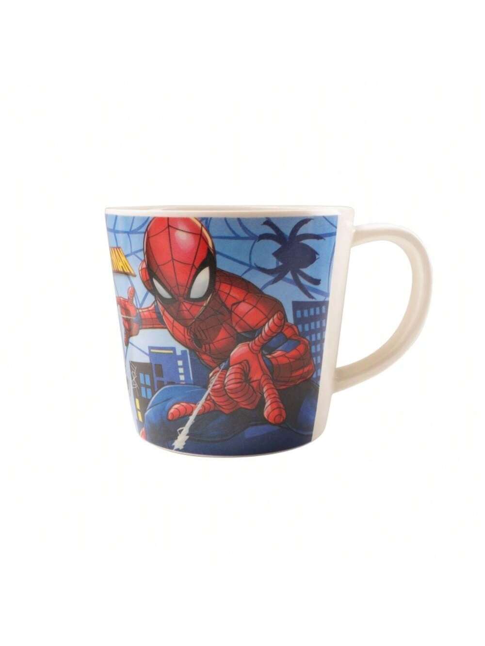 Marvel 1pc Officially Licensed Marvels Avengers Superhero Spidermans IronMans Melamine Mug - 340ml/11.49oz, Durable Multi-Use Cup, Ideal For Coffee, Milk, Home & Outdoor Use, Perfect Christmas & Birthday Gift Without Batteries Or Feathers, Electricity-Fr