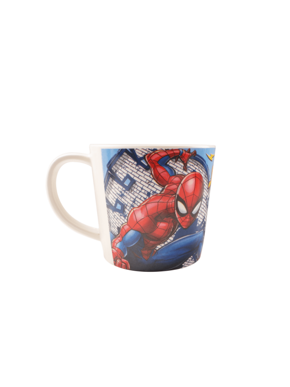 Marvel 1pc Officially Licensed Marvels Avengers Superhero Spidermans IronMans Melamine Mug - 340ml/11.49oz, Durable Multi-Use Cup, Ideal For Coffee, Milk, Home & Outdoor Use, Perfect Christmas & Birthday Gift Without Batteries Or Feathers, Electricity-Fr