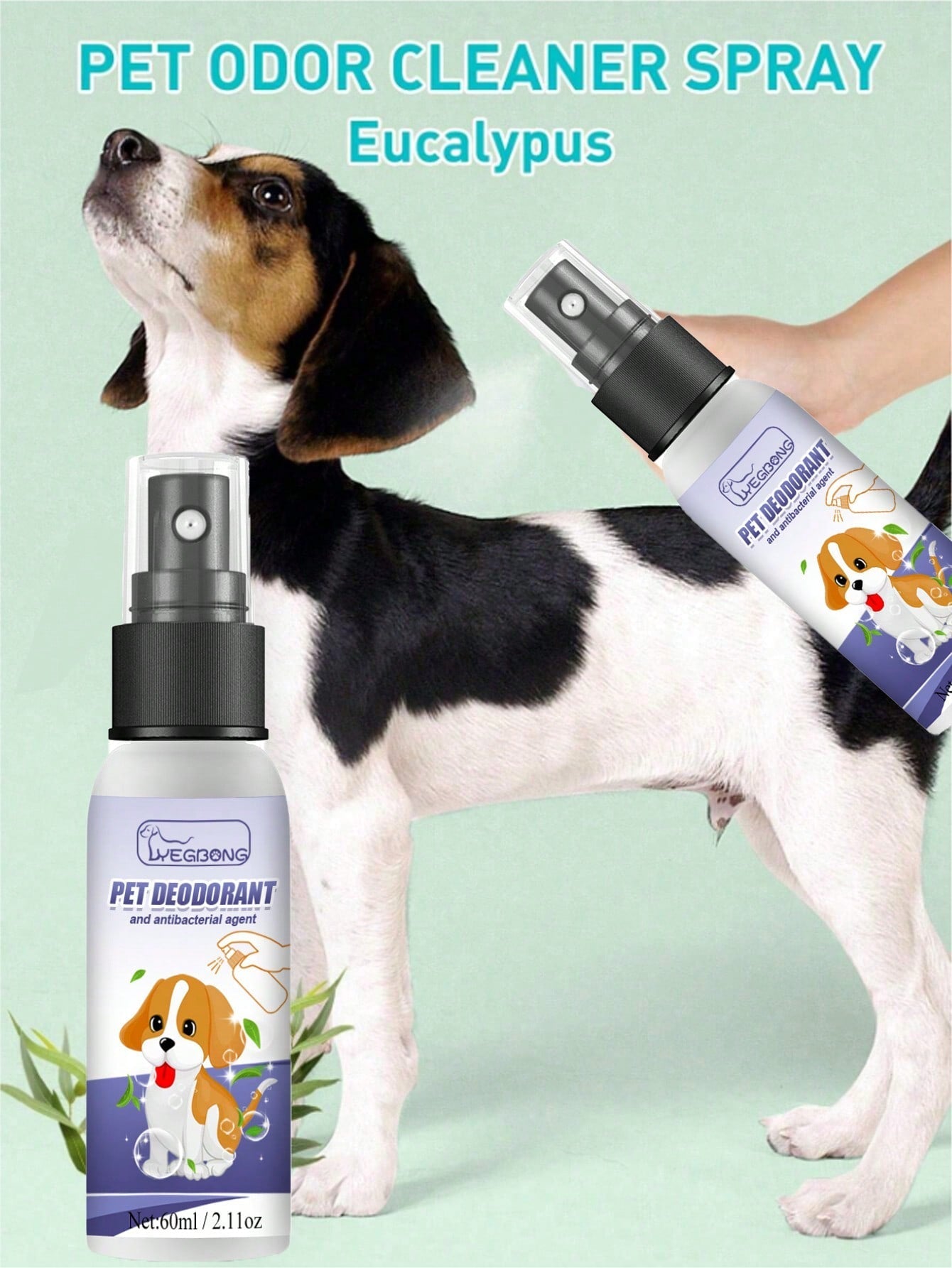 1pc Pet Deodorizer Spray, Eliminates Odor, Urine Smell And Body Odor For Cats And Dogs, Air Freshener