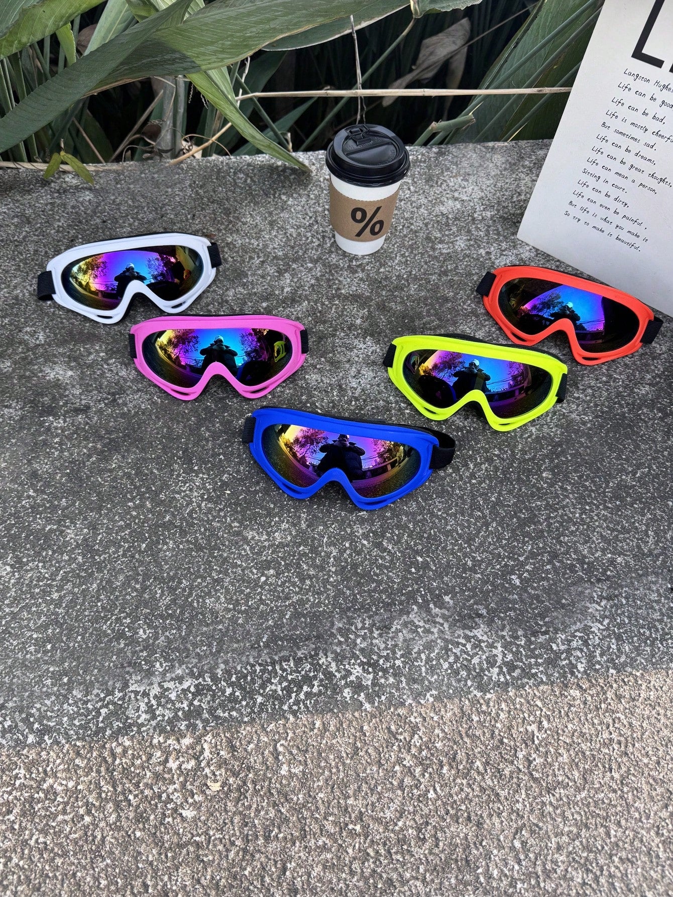 1pc Ultra-Light Children's Glasses, Comfortable Wear For Boys And Girls, Fashionable For Photo Shooting, Party, Travel, Personality, Trendy, Skiing Sports, Anti-Glare Glasses