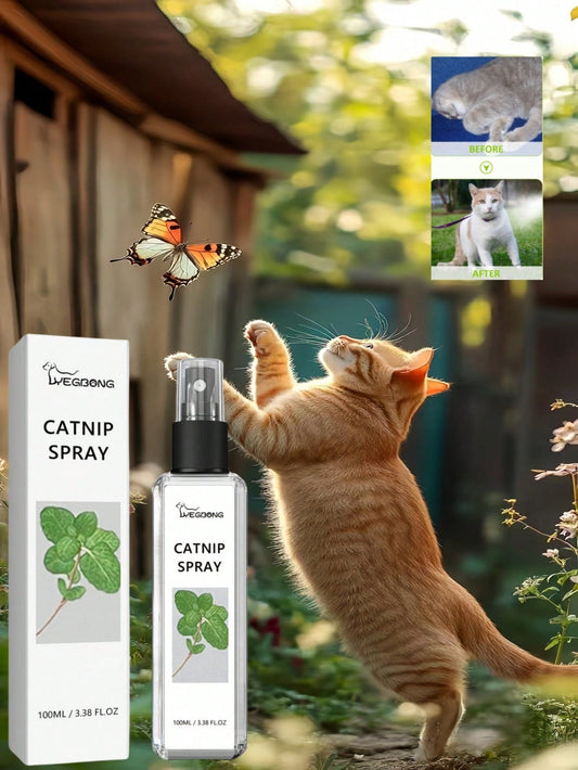 Catnip Spray To Relieve Cats' Anxiety And Boost Pet Vitality, Healthy Care Spray