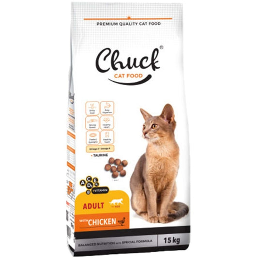 Chuck cat food with lamb and chicken 15kg - SAFICCO
