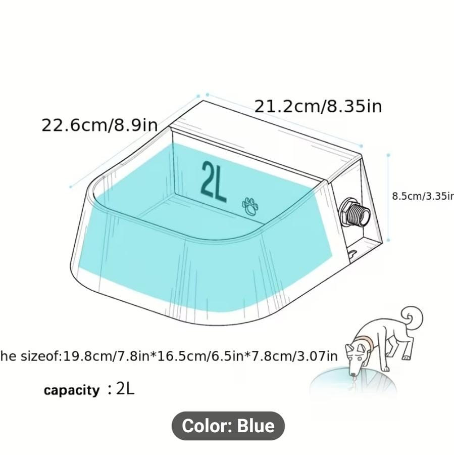 Automatic Water Bowl  For Cats Dogs Birds Goats Chicken - SAFICCO