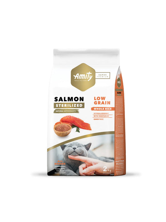 Amity Super Premium Adult Cat Salmon Sterilized 2KG