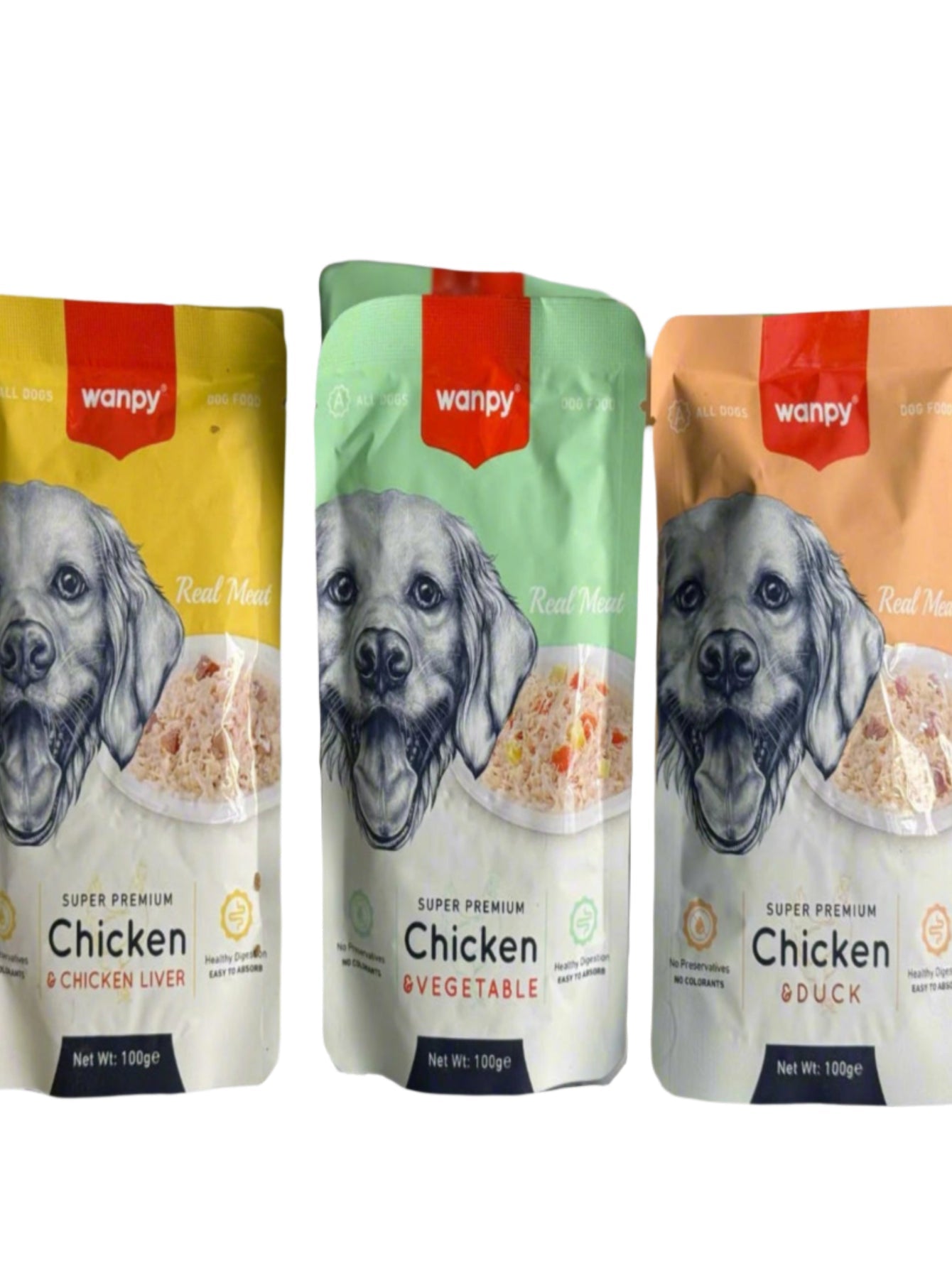 Wanpy Super Premium Wet Food for Dogs 100g