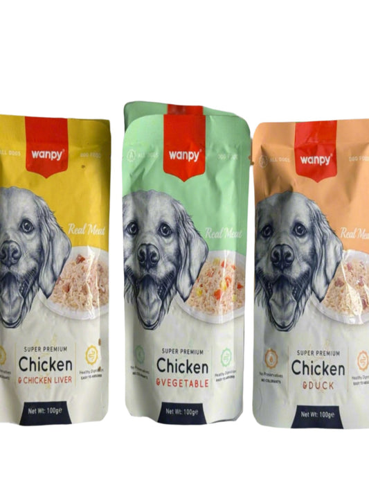 Wanpy Super Premium Wet Food for Dogs 100g
