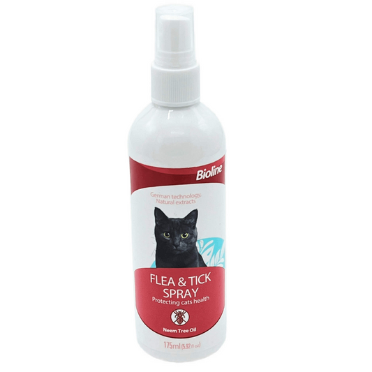 Bioline-Flea and Tick cat spray175ml