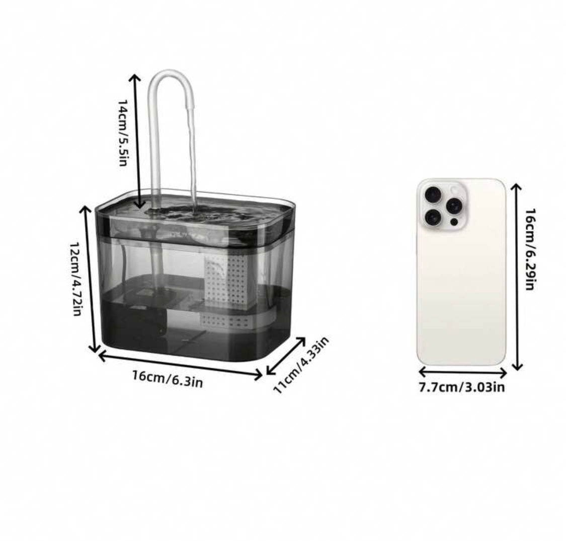 1.5L Cat Water Fountain - SAFICCO