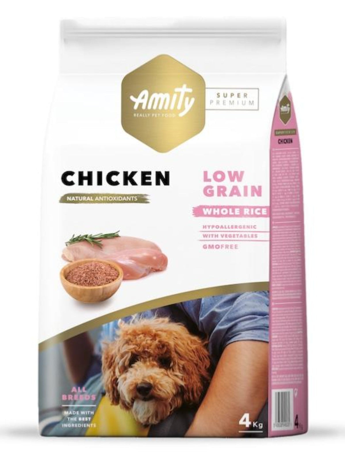 Amity super premium adult chicken 4kg and 2kg