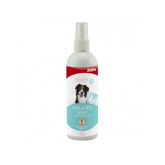 Bioline-Flea and Tick dog spray175ml
