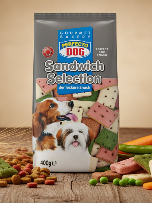 Perfecto Dog Sandwich Selection Treats (400g)