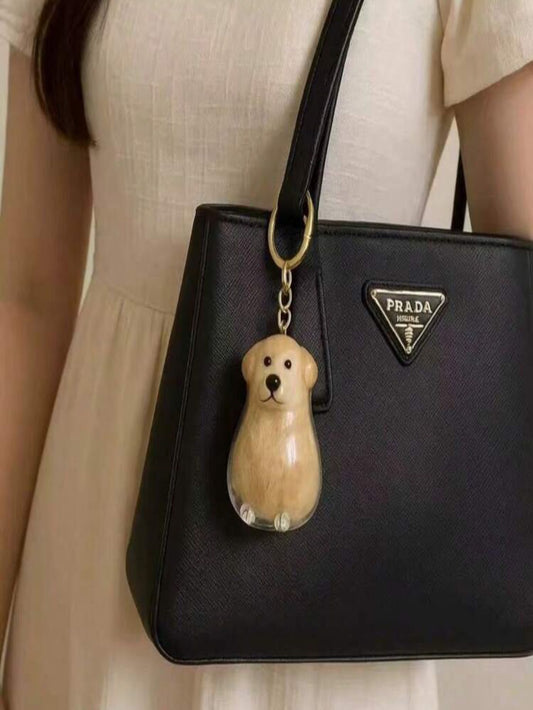 Pet breed design pet hair storage keychain - SAFICCO