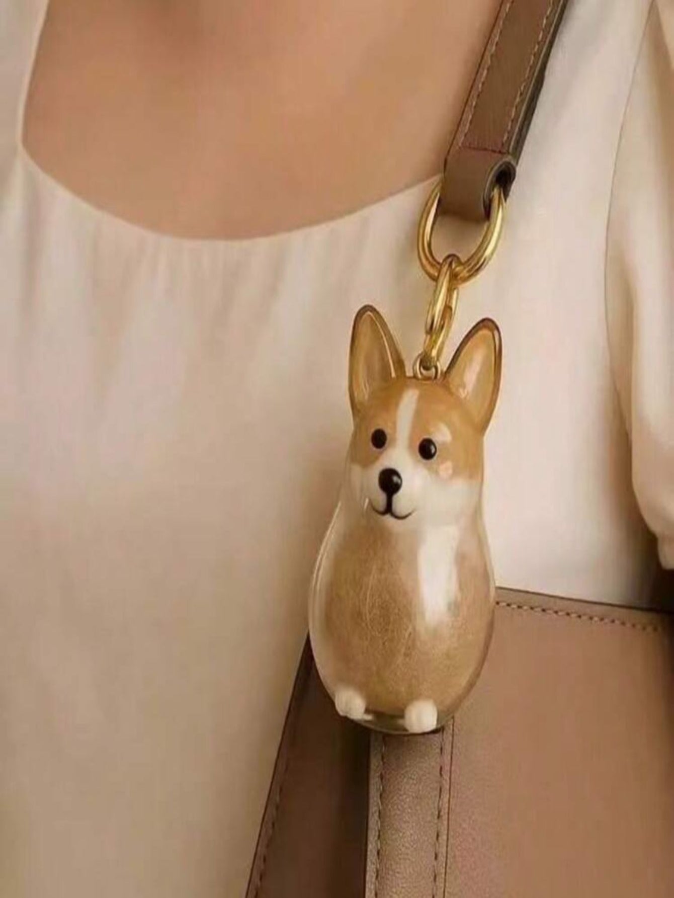 Pet breed design pet hair storage keychain - SAFICCO
