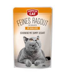 Perfecto Cat Fine Ragout In Sauce With MSC-Salmon 100G