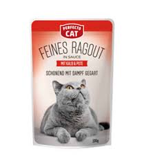 Perfecto Cat Fine Ragout In Sauce With MSC-Salmon 100G