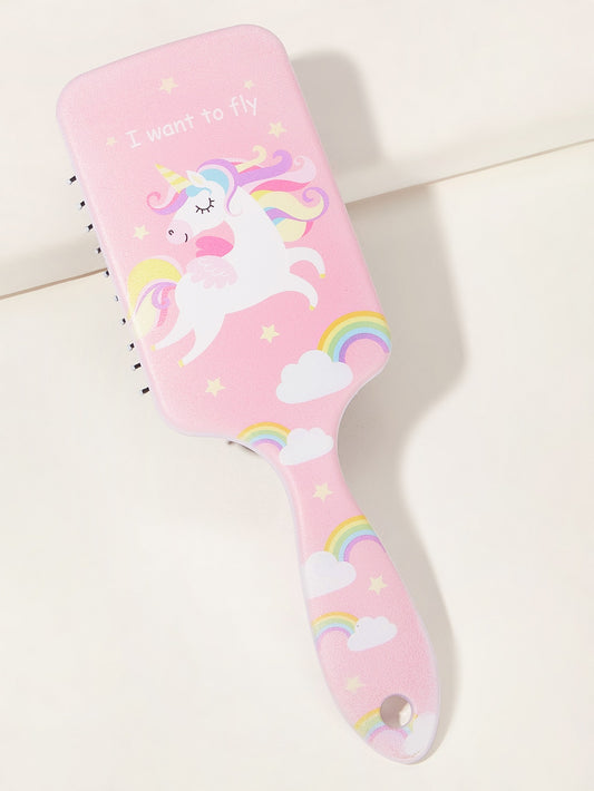 Unicorn Pattern Hair Comb