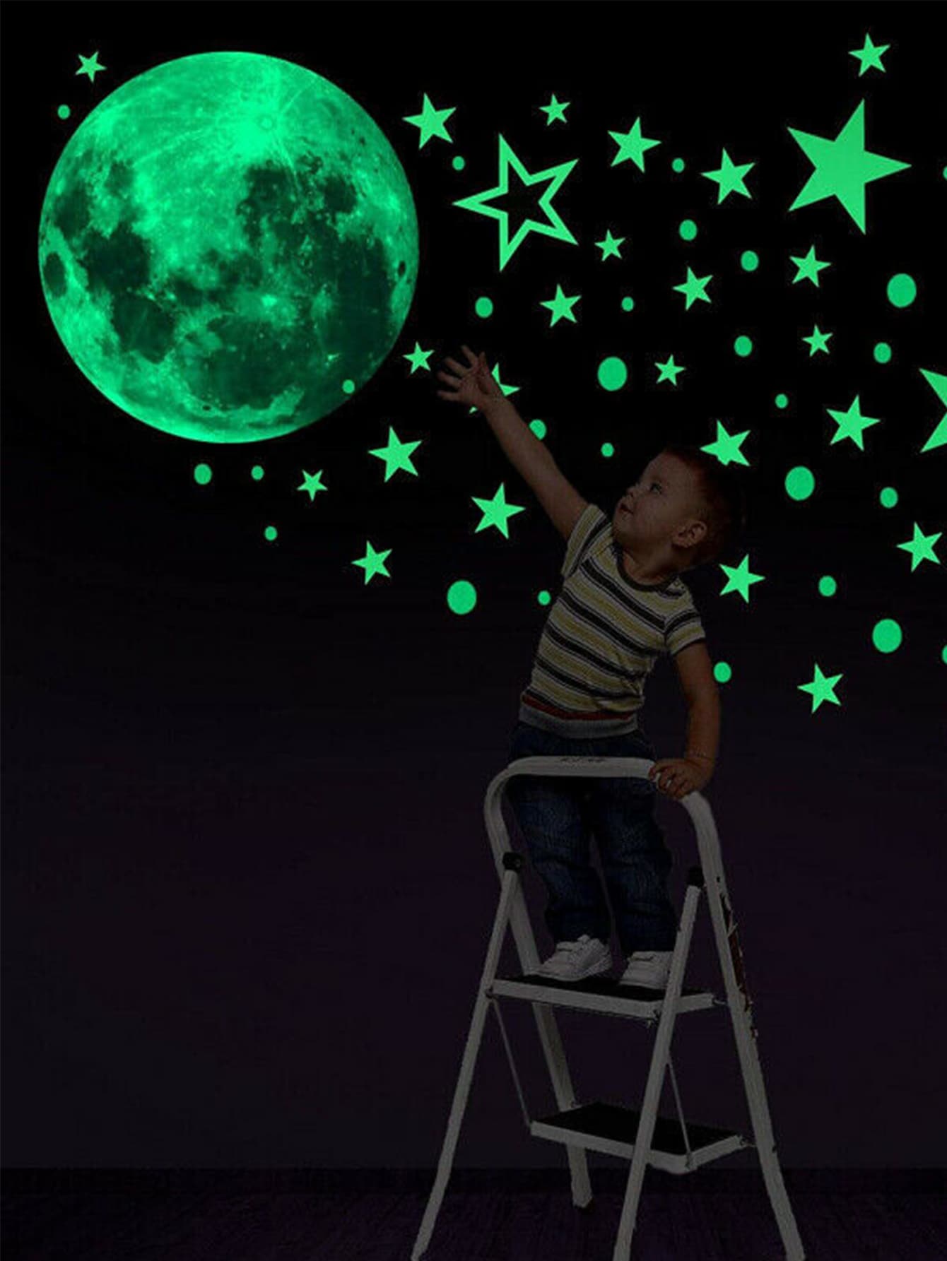 Luminous Moon Wall Sticker