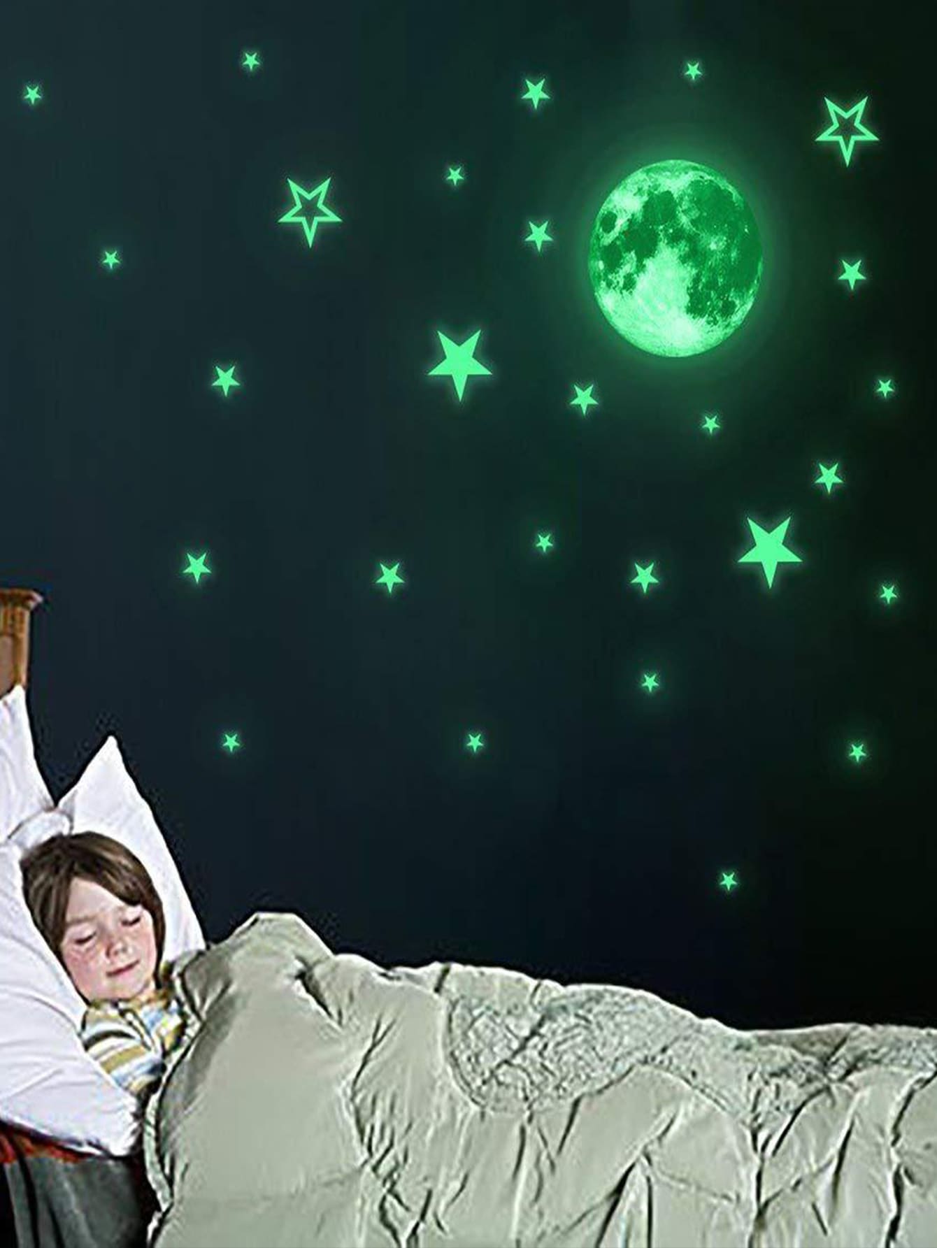 Luminous Moon Wall Sticker