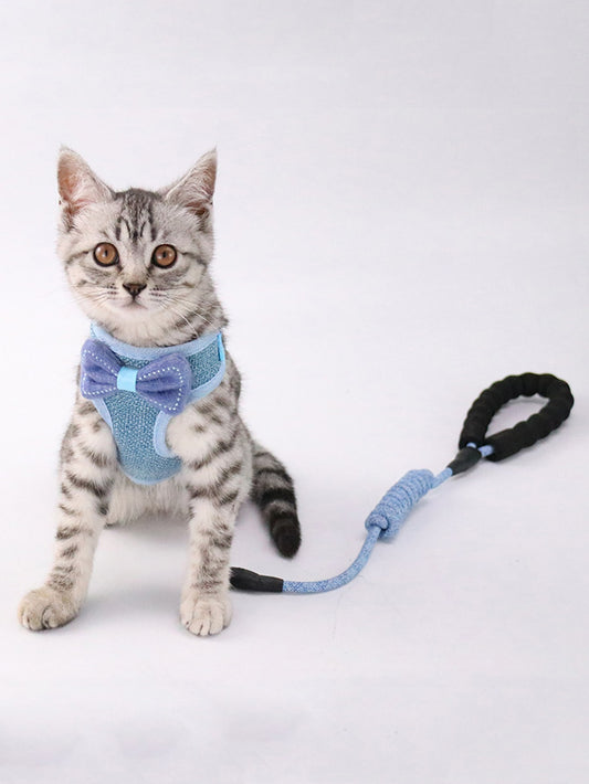 1pc Adjustable Cat Leashes Harness