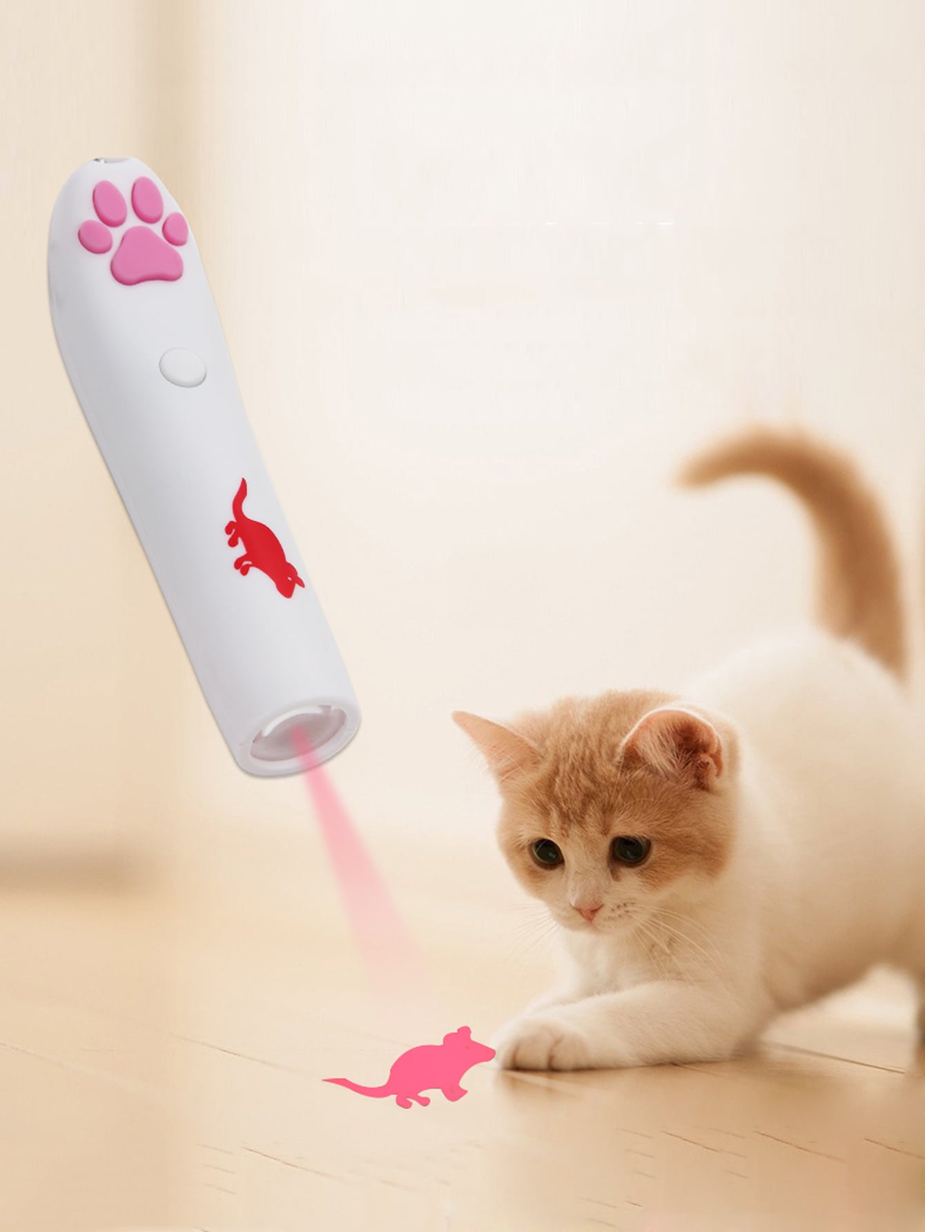 Mouse Pattern Cat Laser Exerciser
