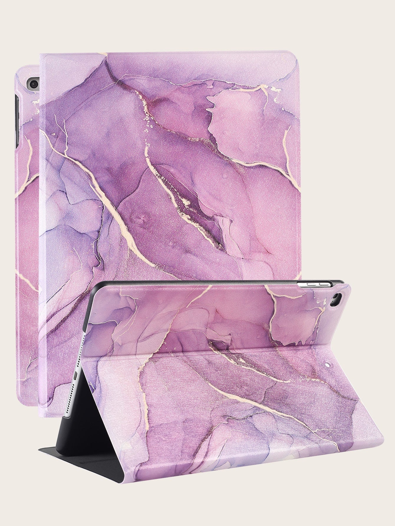 Marble Pattern Case Compatible With iPad