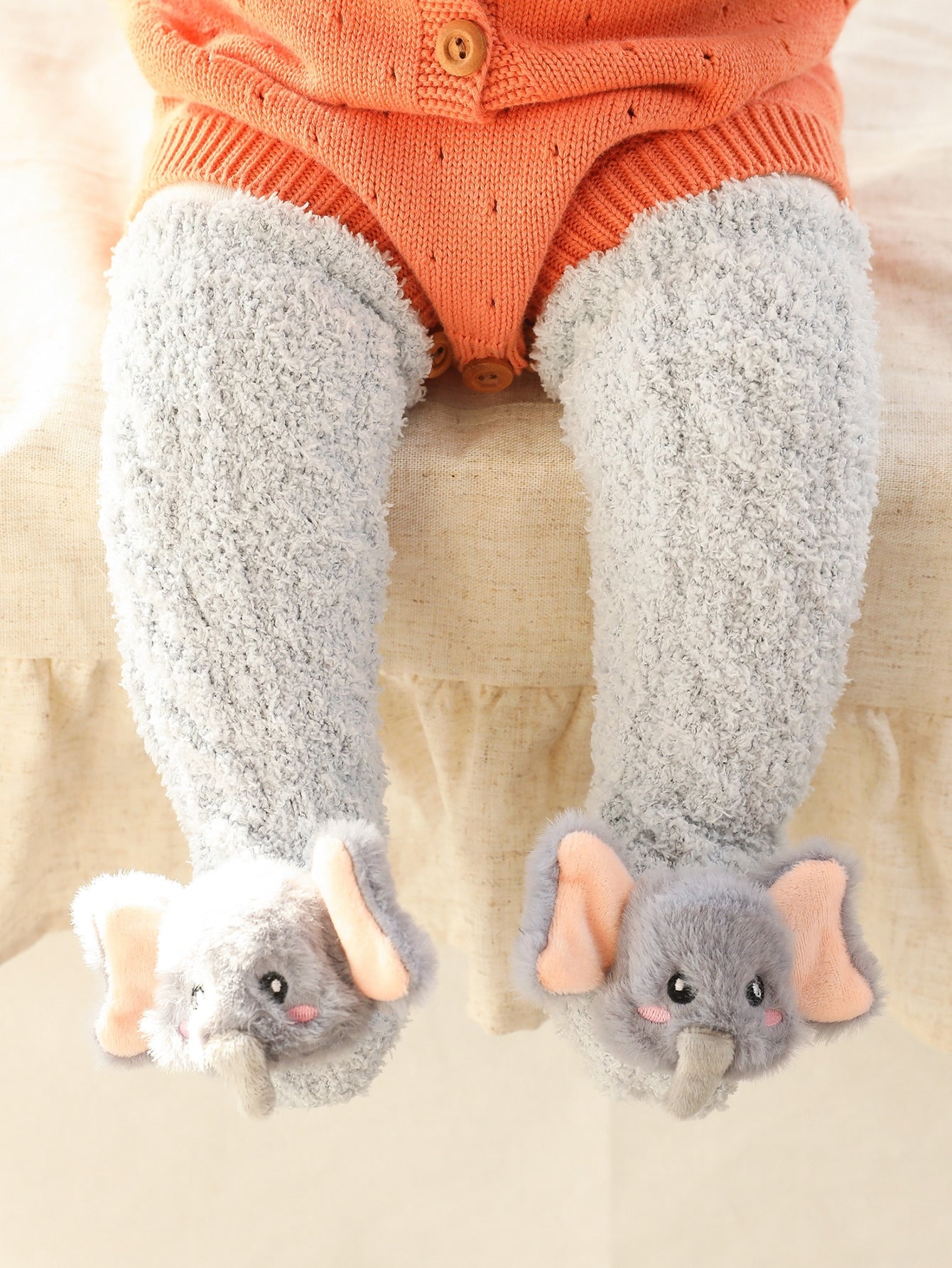 Baby Cartoon Fuzzy Socks