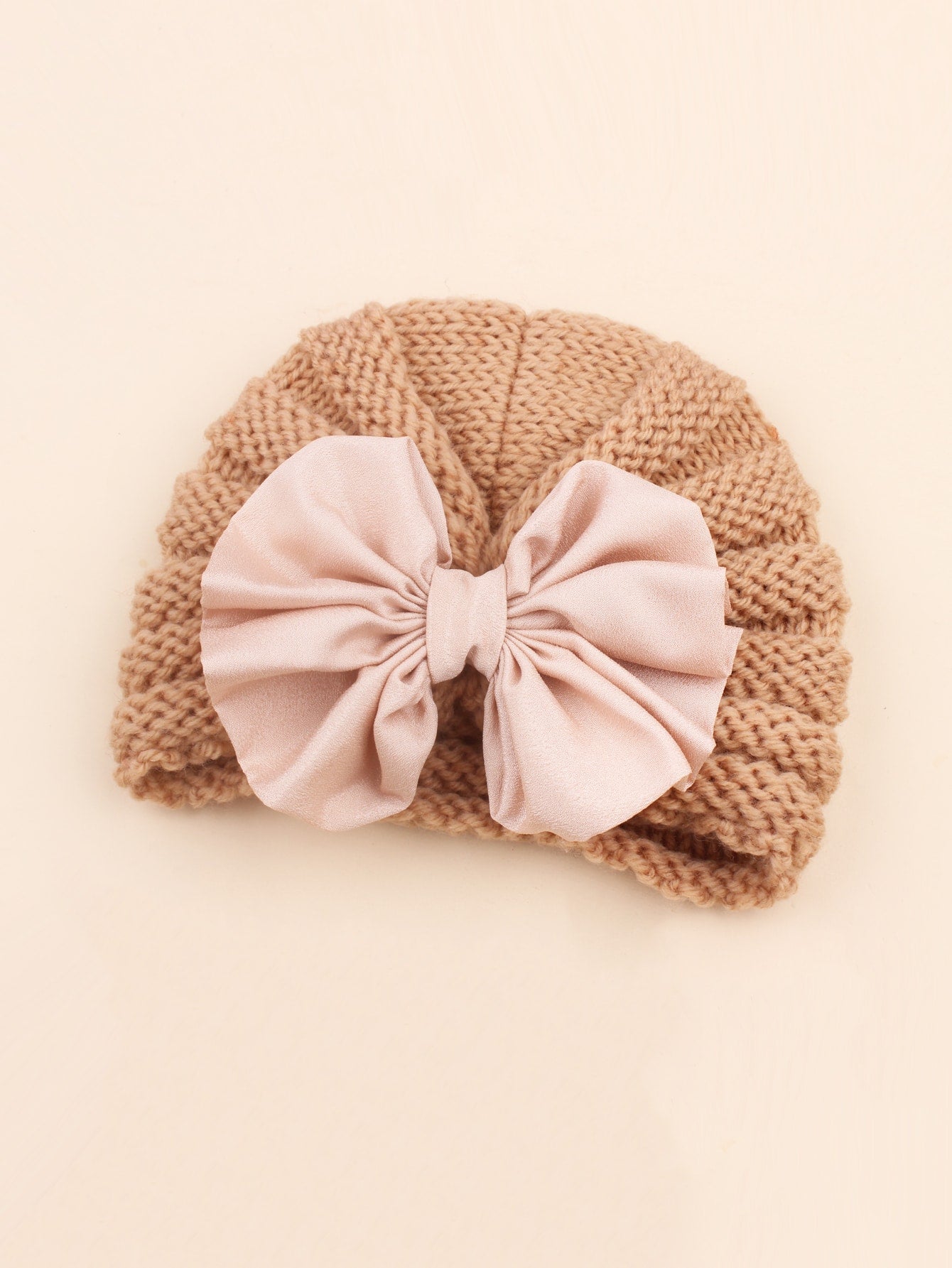 Baby Bow Decor Turban Hat