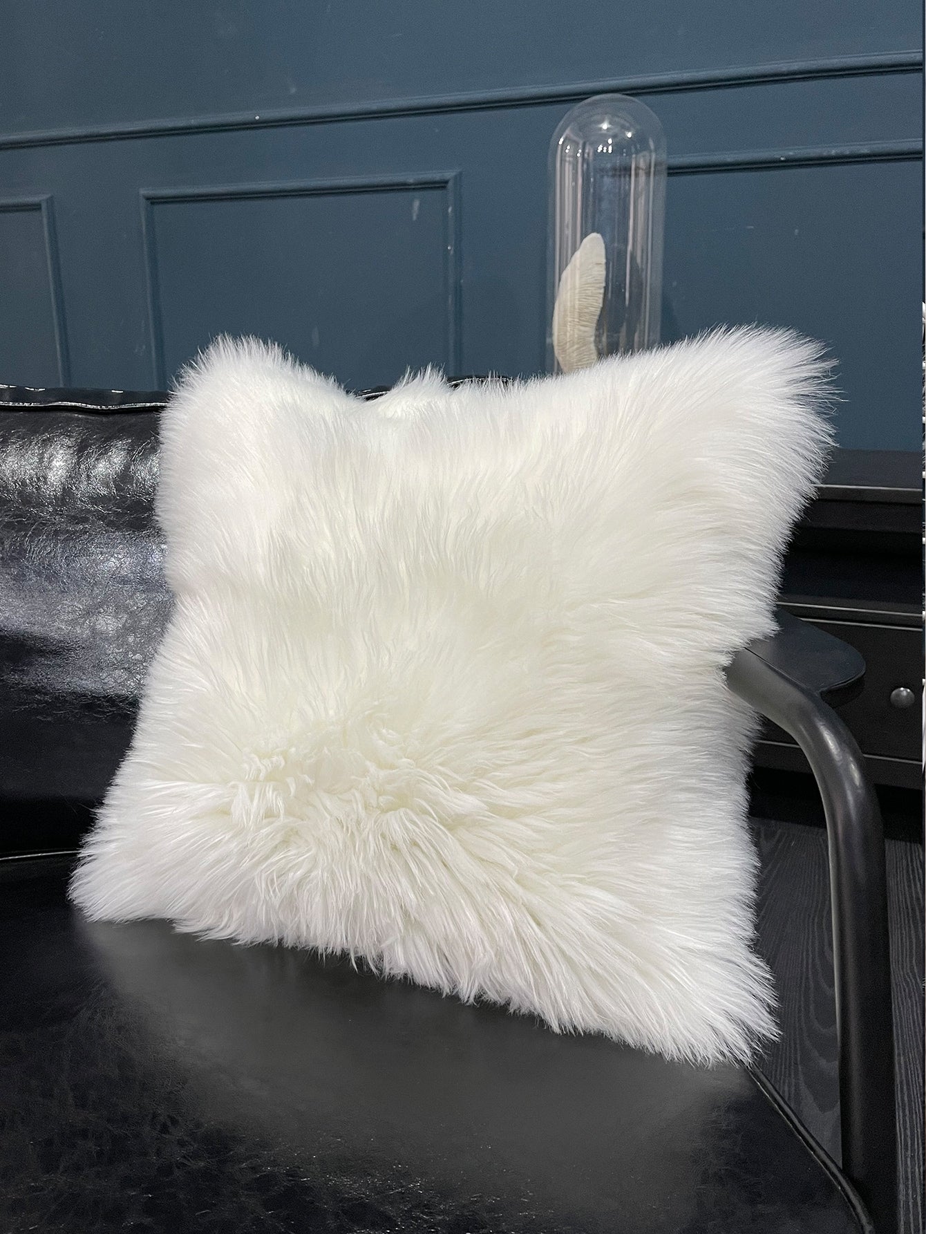 Plush Shaggy Cushion Cover Without Filler