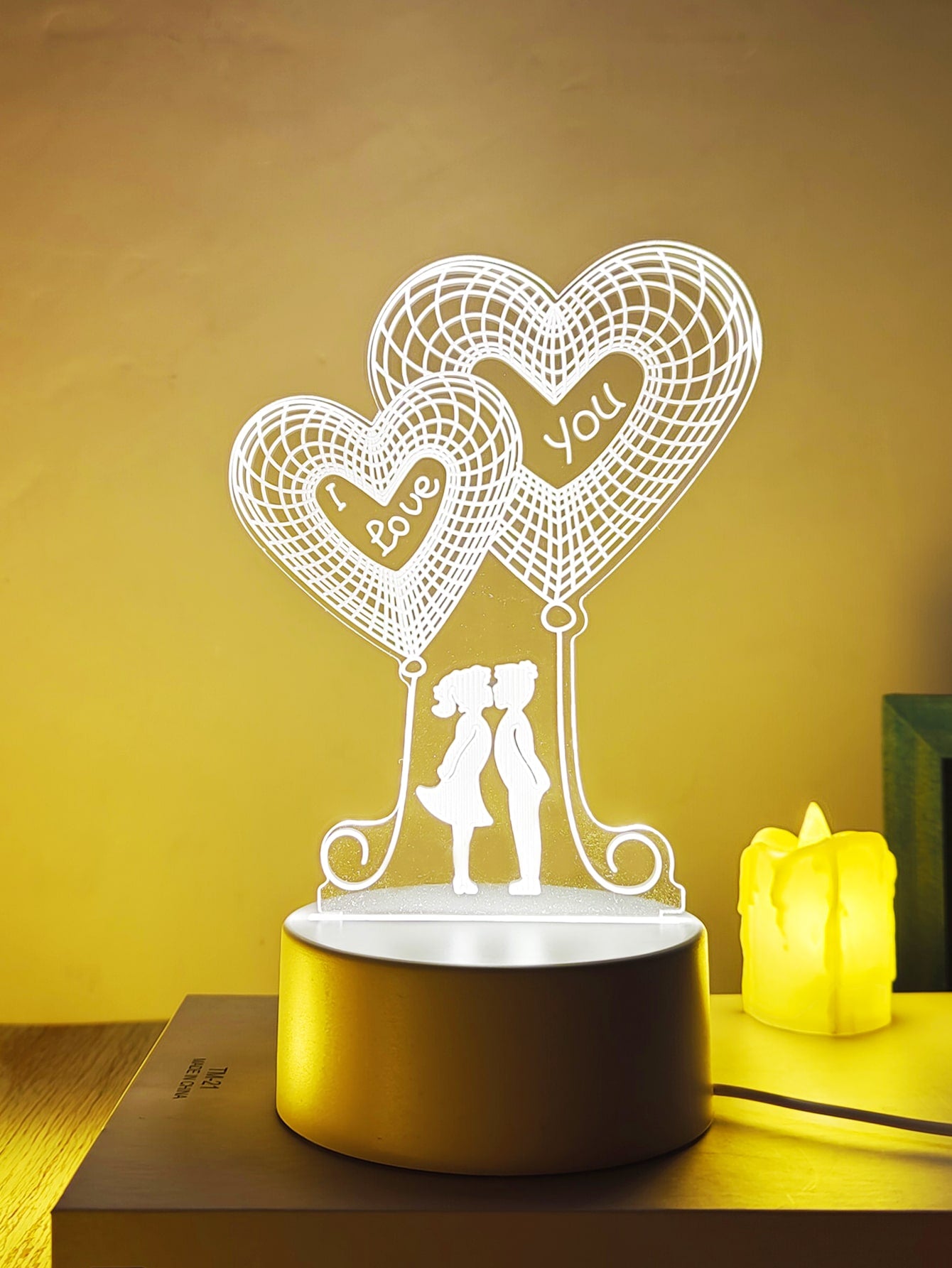 Heart Design Decorative Light