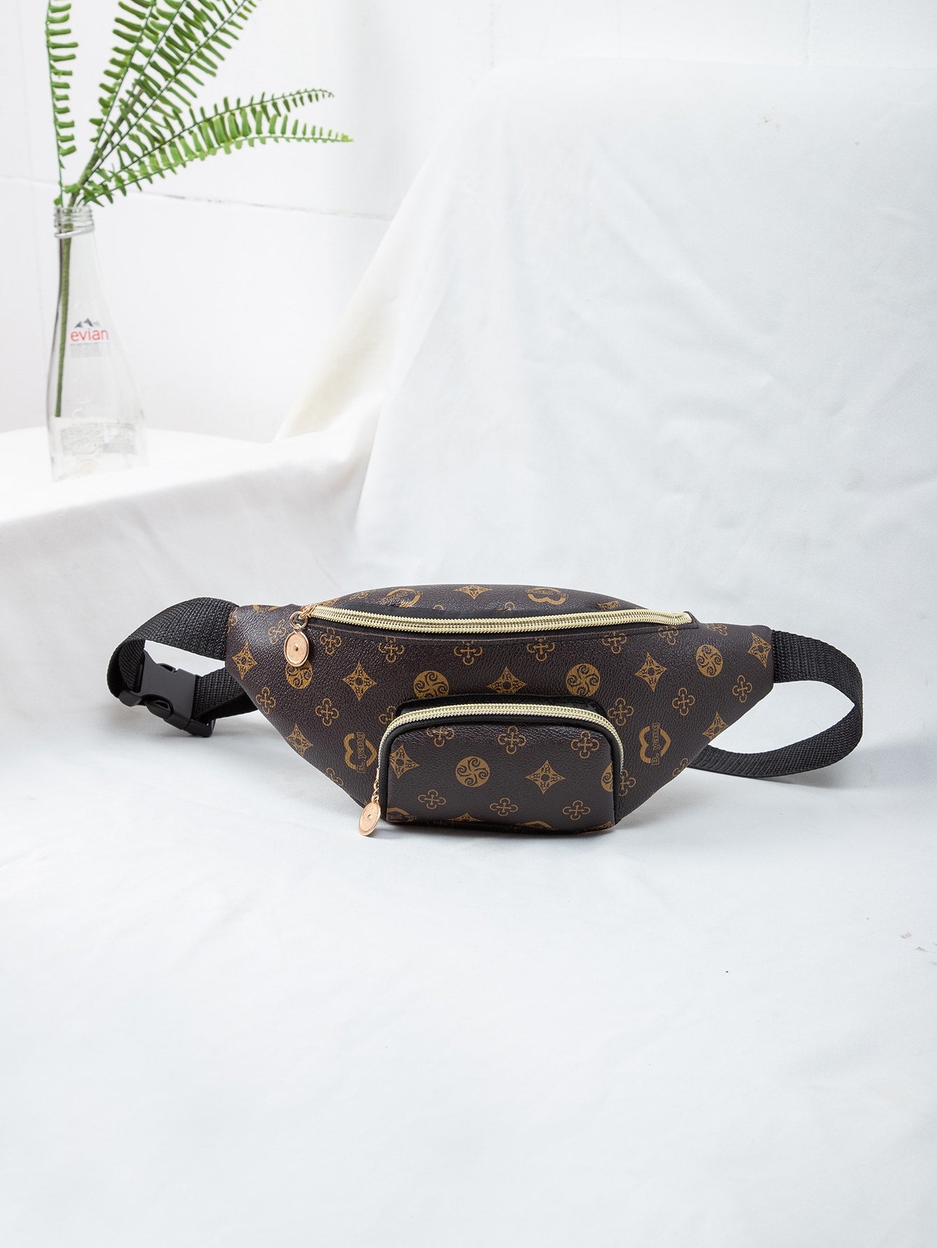 Geometric Graphic Pocket Front Fanny Pack
