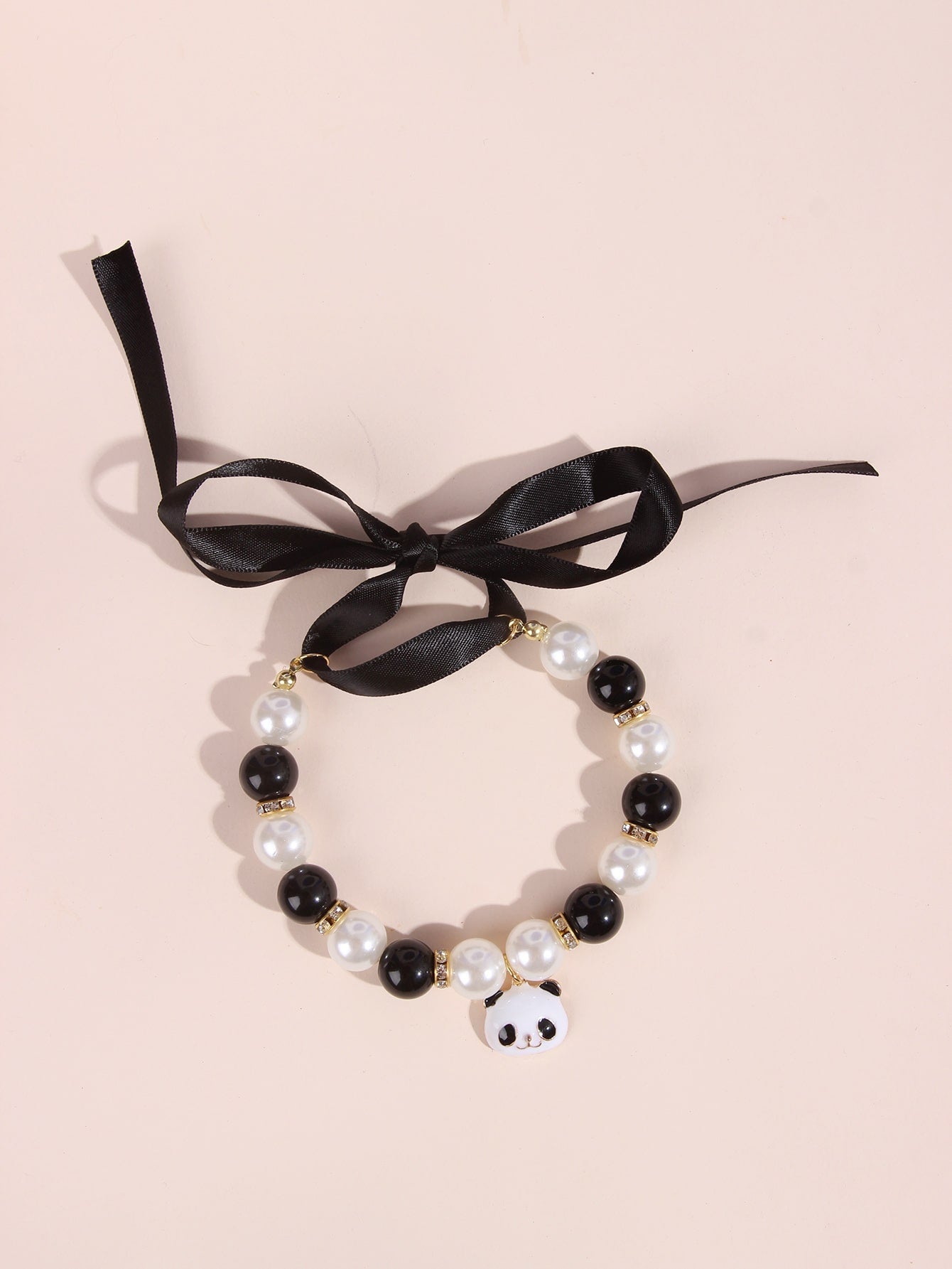 Panda Pendant Pet Beaded Pearl Necklace