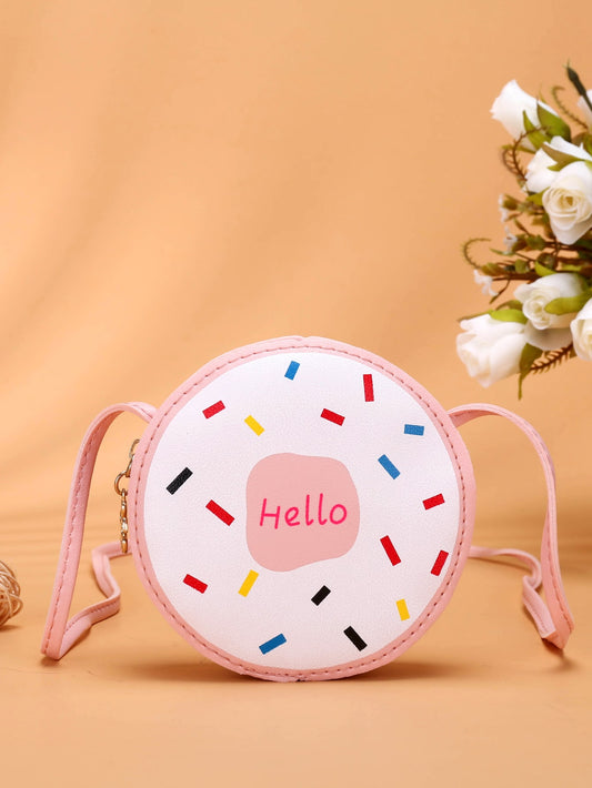 Girls Donuts Shaped Crossbody Bag